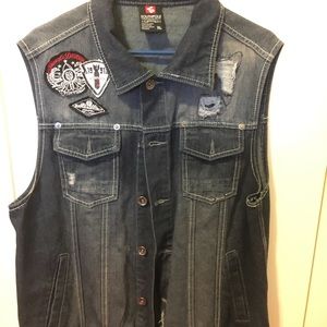 Denim Vest L